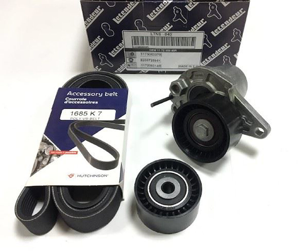 ALTERNATÖR KAYIŞ KİTİ (KÜTÜKLÜ) RENAULT TRAFIC III KADJAR MEGANE SCENIC III V-QASHQA +2 1.6 DCİ 15=>