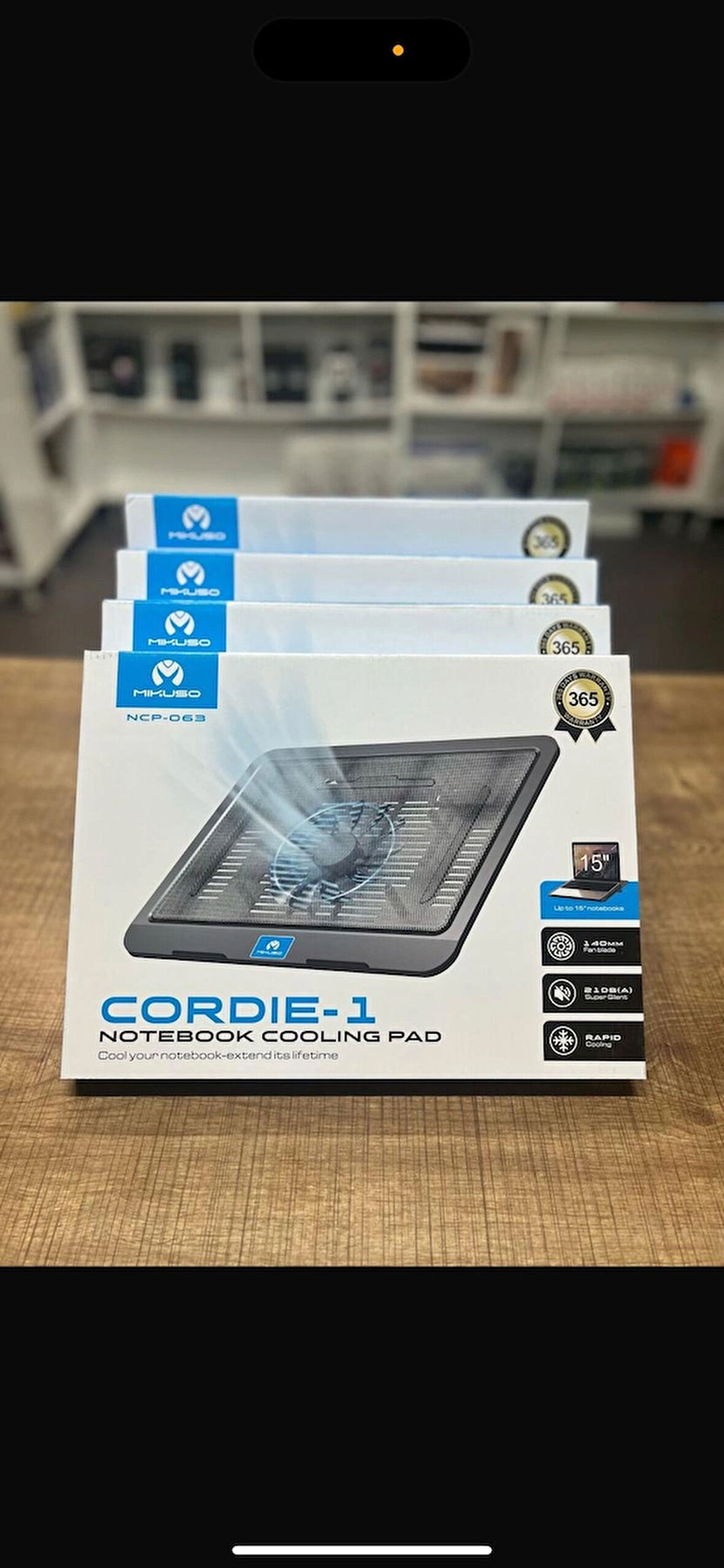 Cordoin 01 Tek Fanlı Laptop Soğutucu Cooling Pad Notebook Altlığı