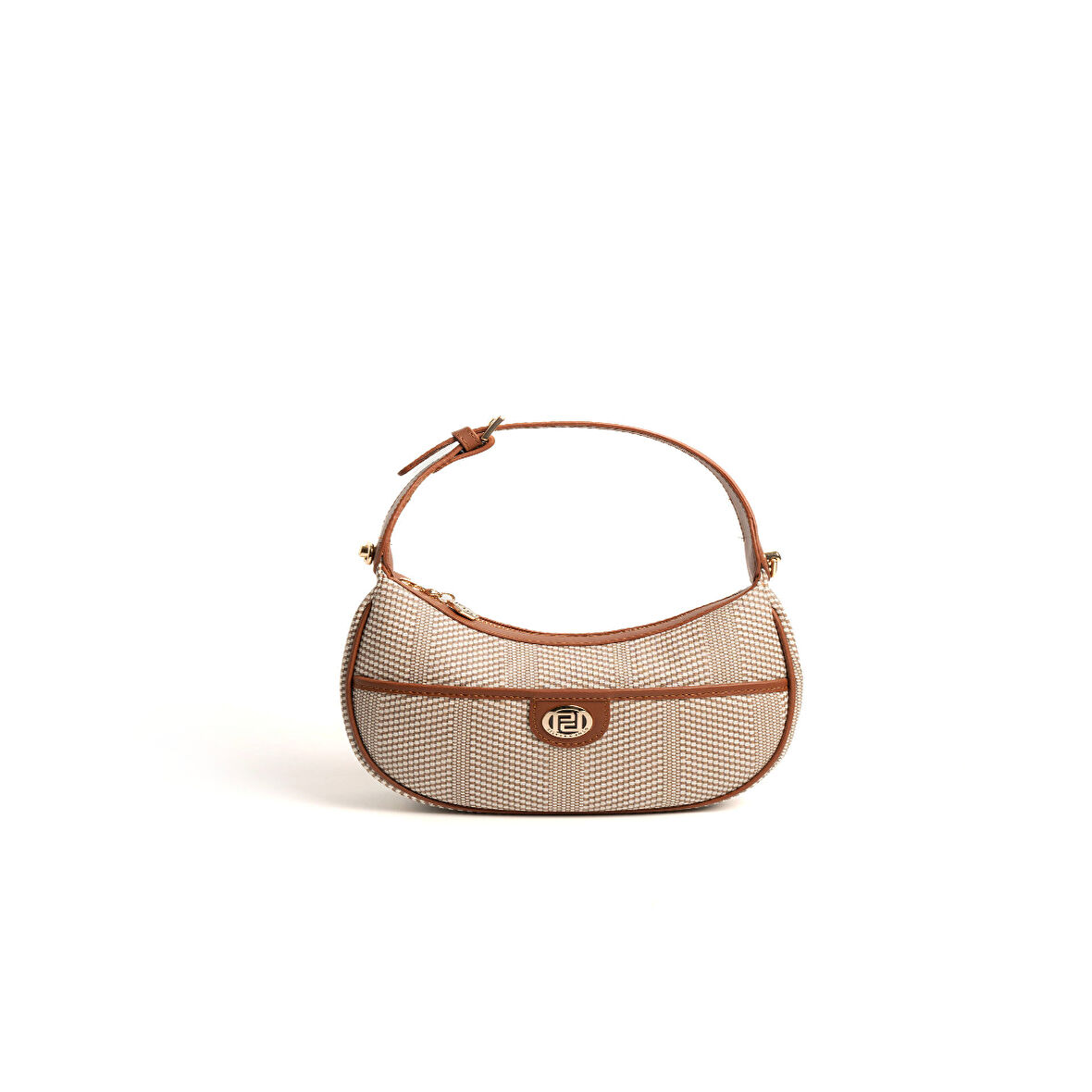 Silver Polo  Kadın Omuz Çantası 1194-46973 SILVER POLO Kadın ÇANTASI M132 BEJ-MAT TABA