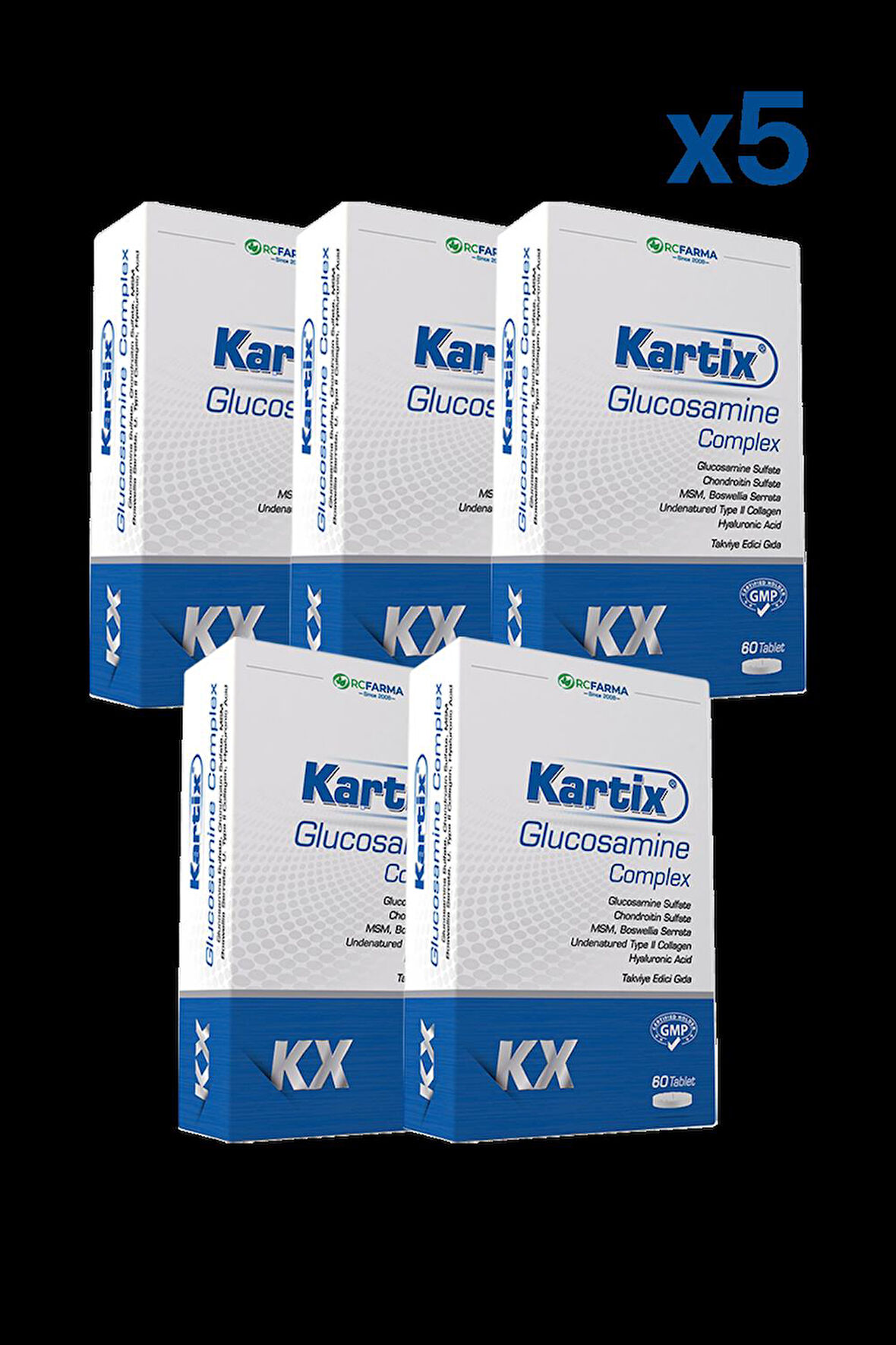 Kartix Tablet x5 Adet