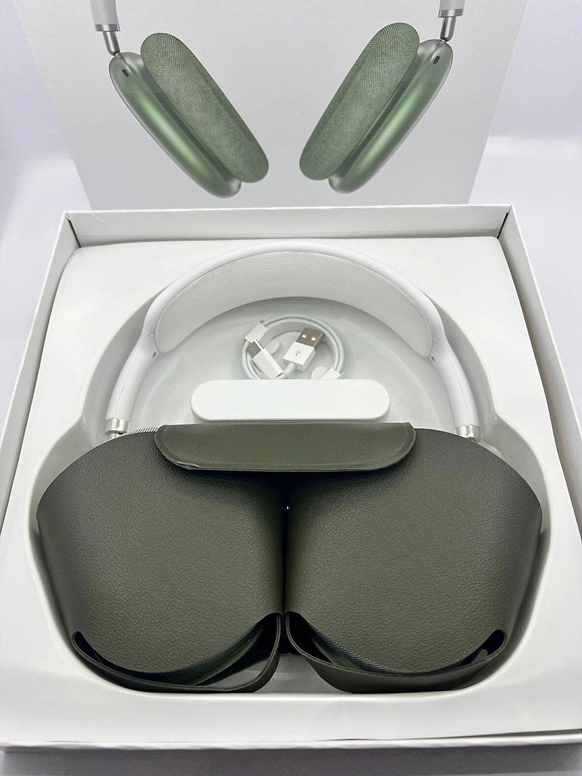 ANDROID İOS UYUMLU LOGOLU AIR PODS MAX