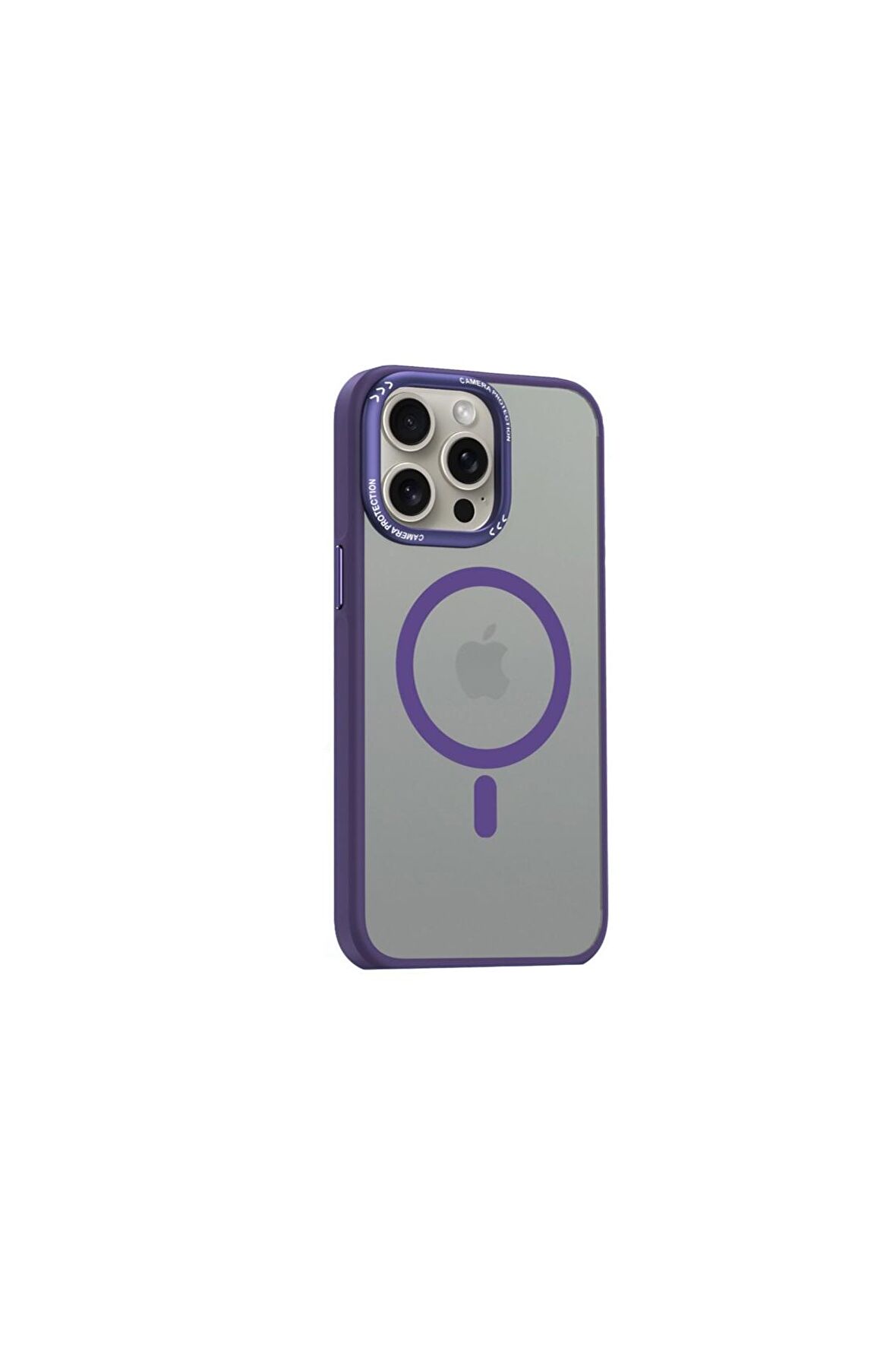 iPhone 15 Pro Max Uyumlu Fuchsia Magsafe Arka  Kapak