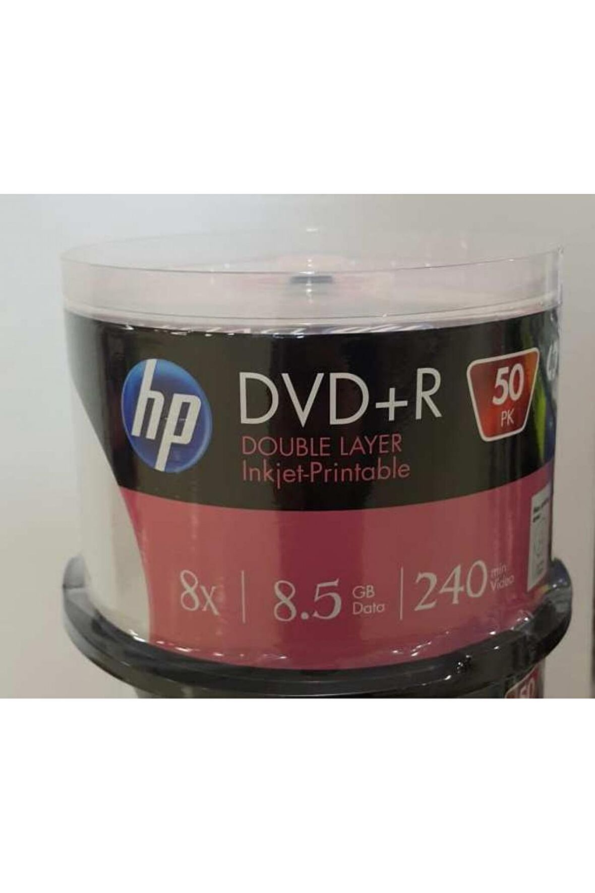 HP DVD+R DL 8.5GB Printable 50 Cakebox