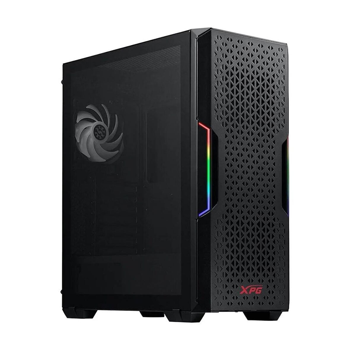 A-DATA KASA MID TOWER PSUSUZ 2XFAN XPG STARKER ARGB BLACK STARKER-BKCWW