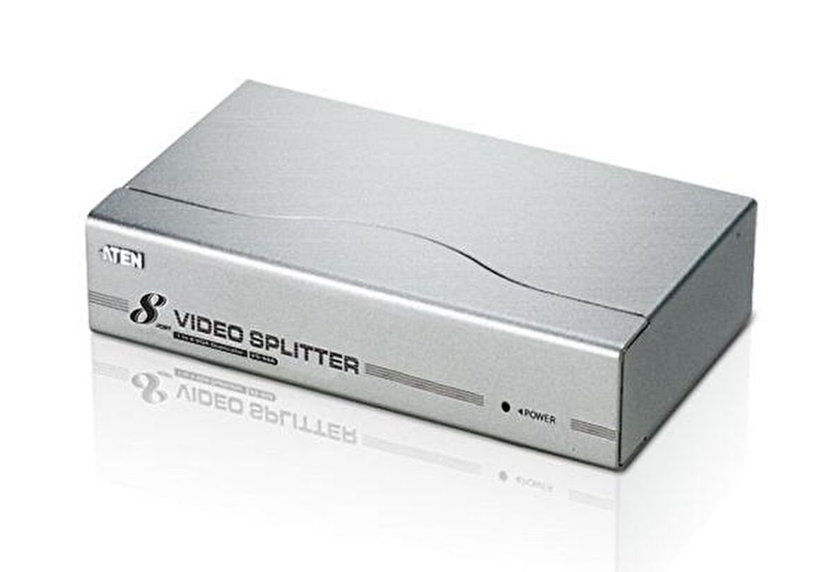 Aten VS98A 65 Mt 1 Giriş 8 Çıkış 1920 x 1440 300Mhz VGA Çoklayıcı Splitter