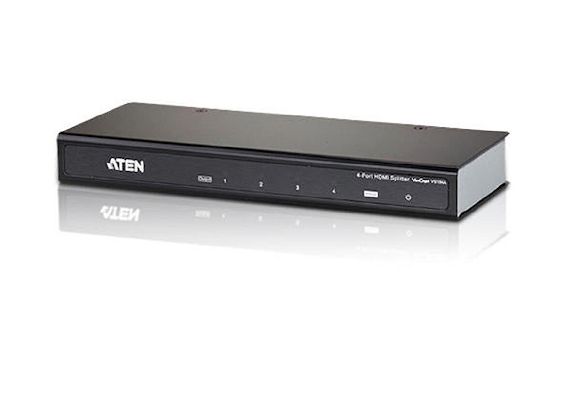 Aten VS184A 1.8 Mt 1 Giriş 4 Çıkış HDMI 4K 4096x2160 HDMI Görüntü Çoklayıcı Spliter