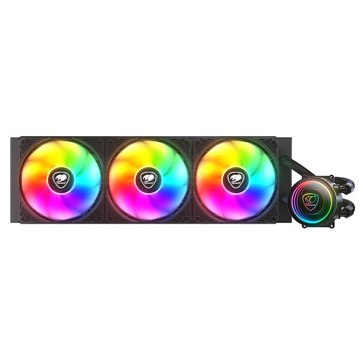 COUGAR POSEIDON ELITE ARGB 360MM LIQUID COOLER SİYAH SIVI SOĞUTMA İŞLEMCİ 