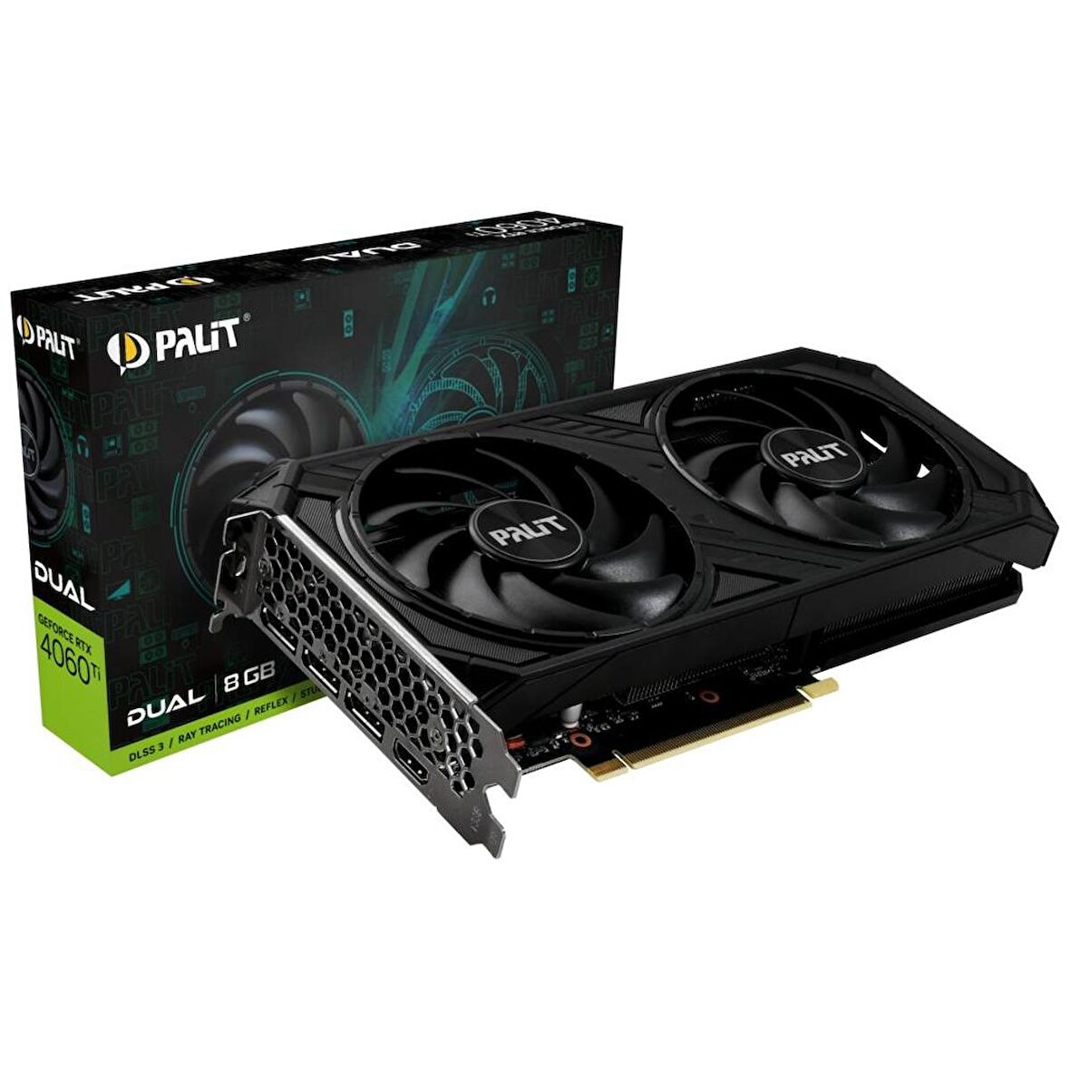 Palit RTX4060Ti Dual 8GB 128Bit GDDR6 (NE6406T019P1-1060D)