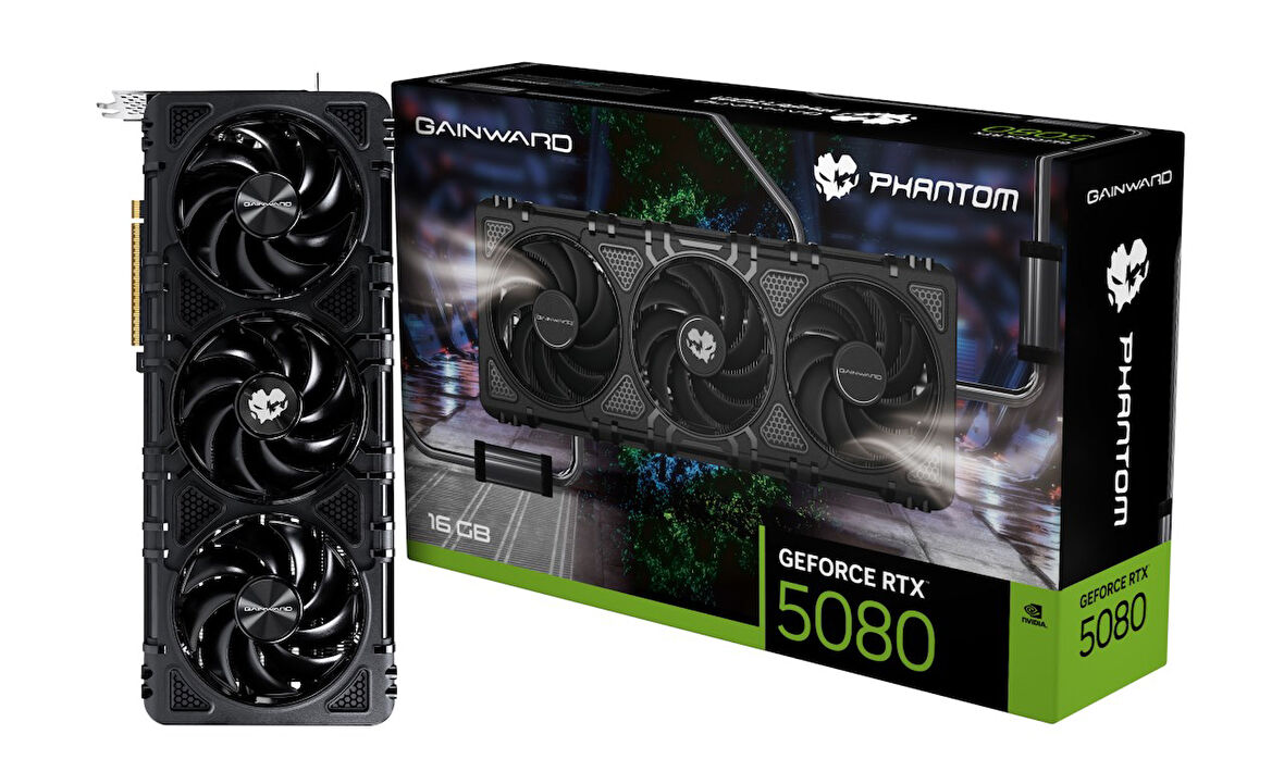 GAINWARD GEFORCE 16GB GDDR7 RTX5080 PHANTOM 256BIT GAMING EKRAN KARTI