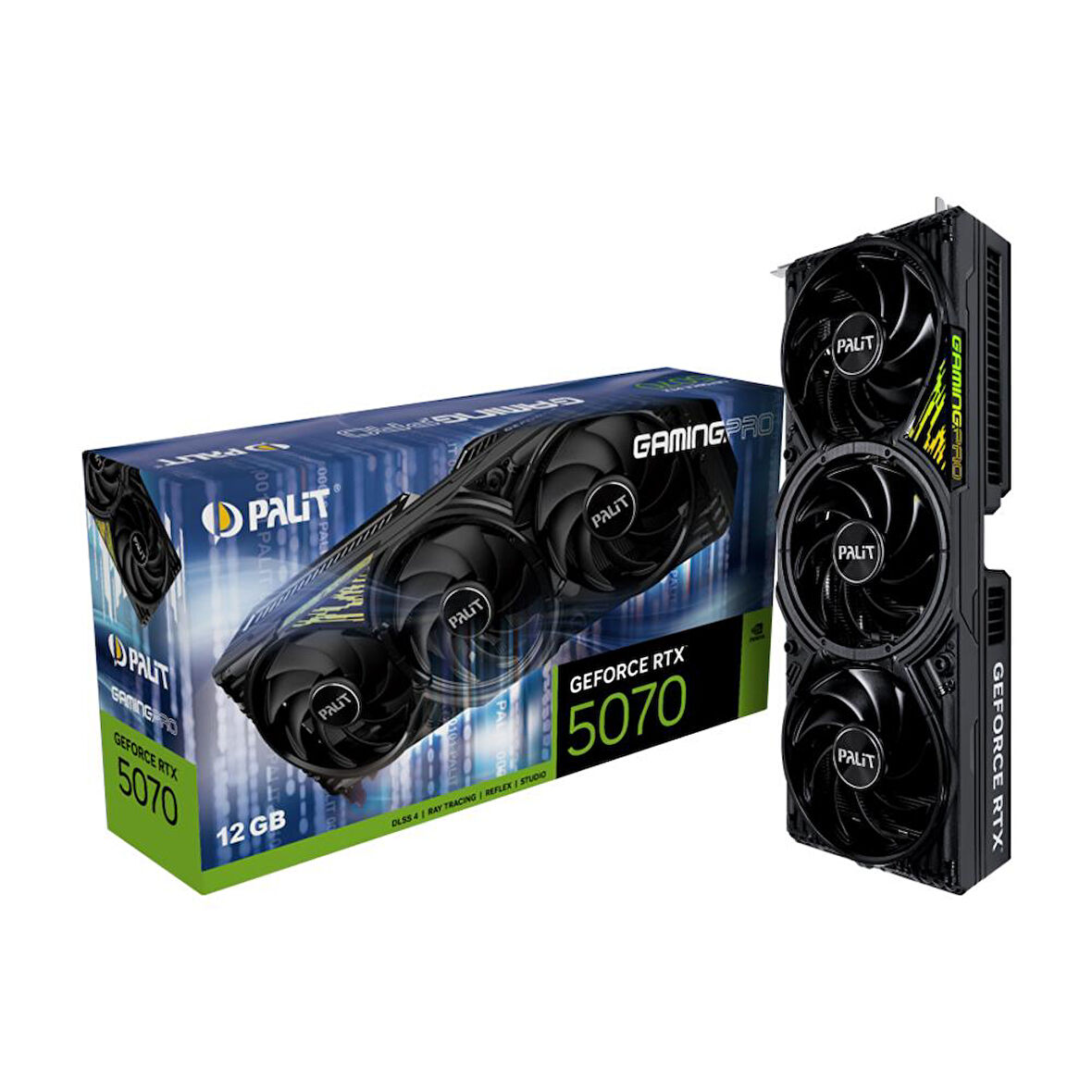 Palit GeForce RTX5070 GAMINGPRO 12GB 192Bit GDDR7 Ekran Kartı NE75070019K9-GB2050A