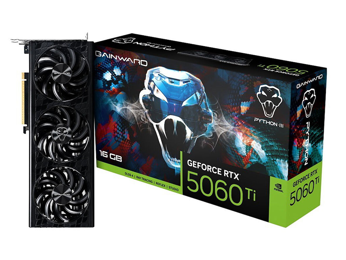 GAINWARD RTX5060 Ti PYTHON III 16GB GDDR7 128bit NE7506T019T1-GB2061T
