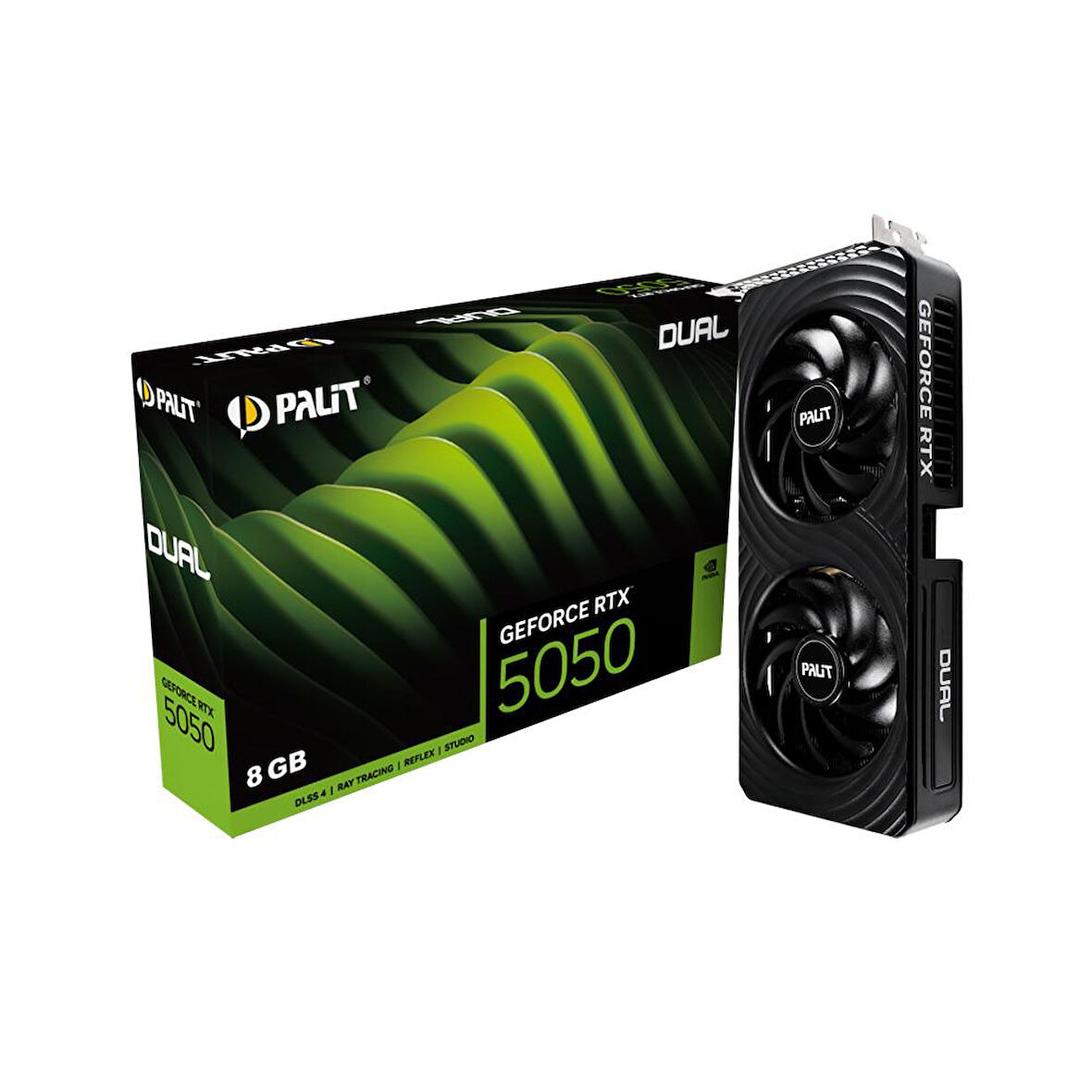 Palit RTX5050 DUAL 8GB 128Bit GDDR6 Ekran Kartı NE65050019P1-GB2070D