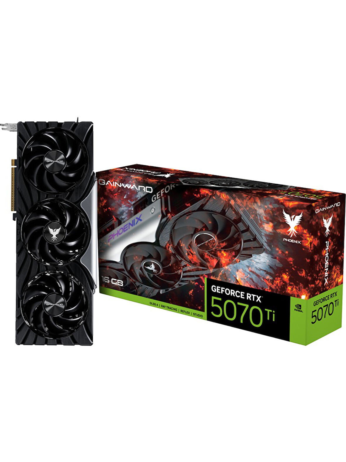 Gainward GeForce RTX5070Ti PHOENIX NE7507T019T2-GB2031X 16GB GDDR7 256bit DP HDMI DLSS 4 Ekran Kartı