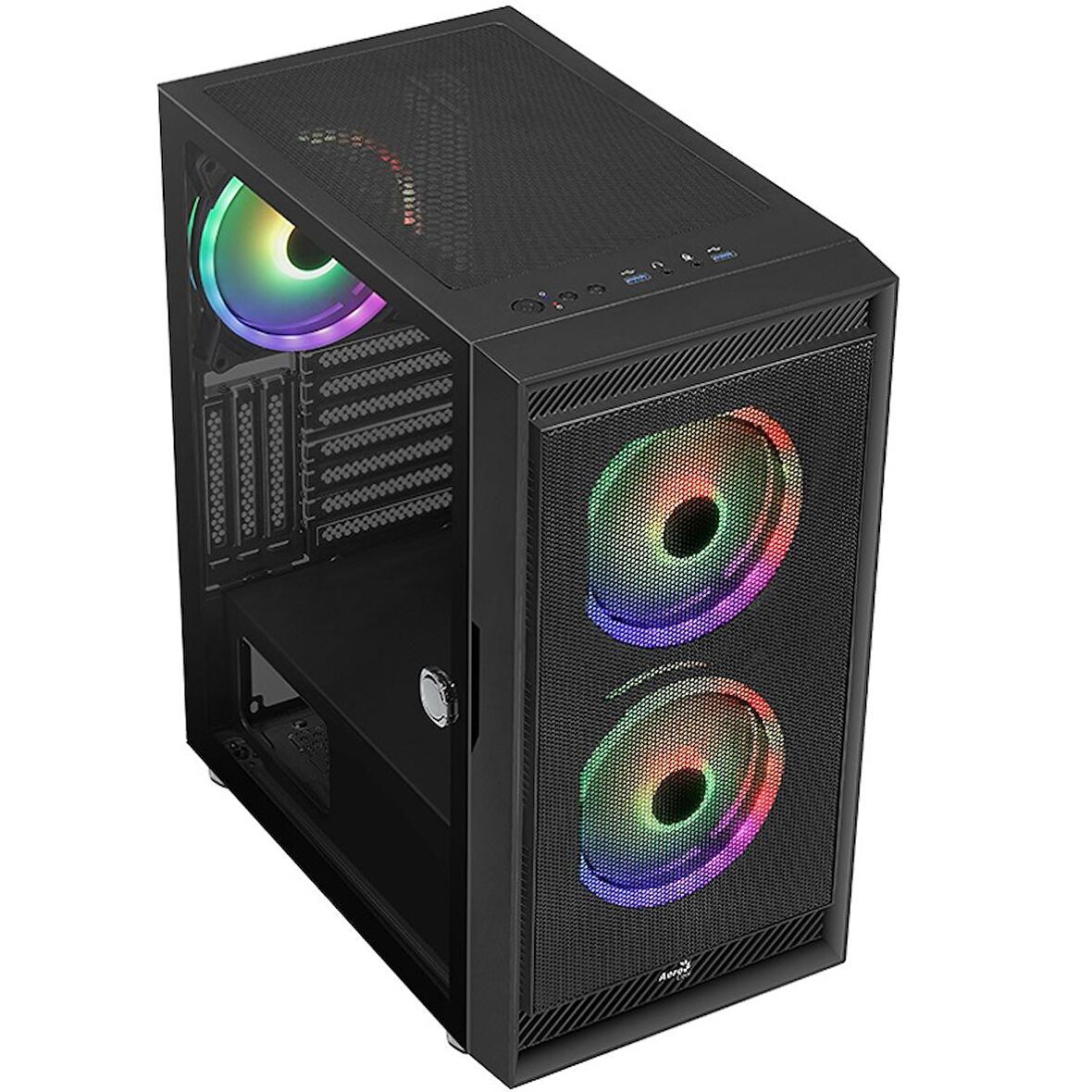 AEROCOOL 850W AE-GRPHT GRAGPHITE ARGB Mid Tower PC Kasası 