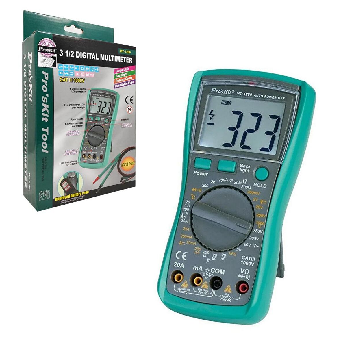 Proskit MT-1280 3 1,2 Dıgıtal Multımetre
