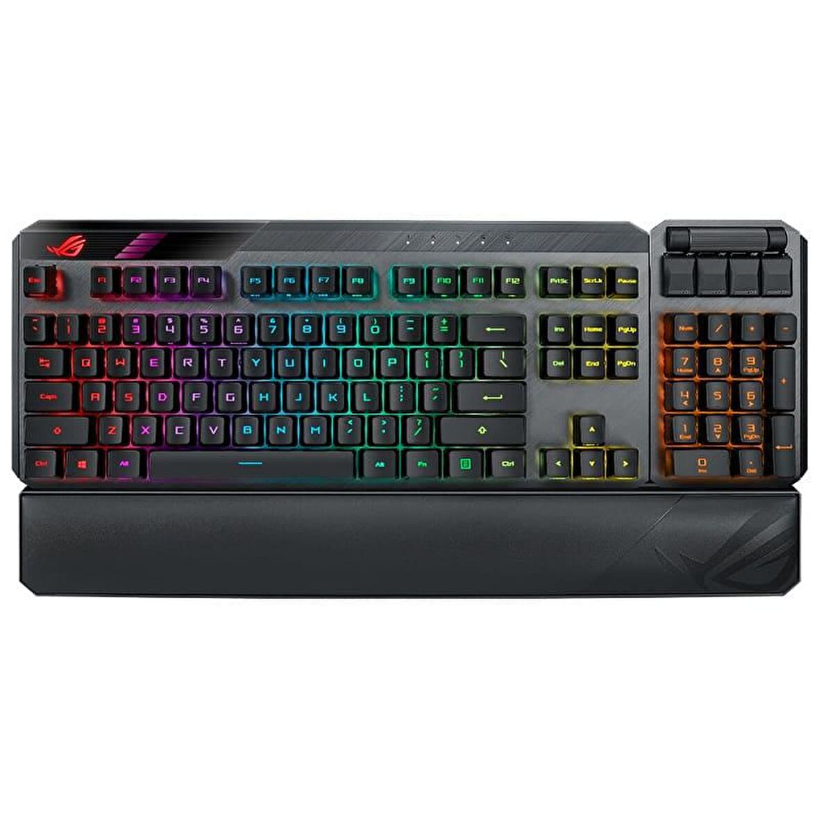 ASUS ASUS ROG CLAYMORE II AURA SYNC RGB BİLEK DESTEĞİ MEKANİK OYUNCU KLAVYE TÜRKÇE TUŞ DİZİLİMİ ROG RX RED SWITCH