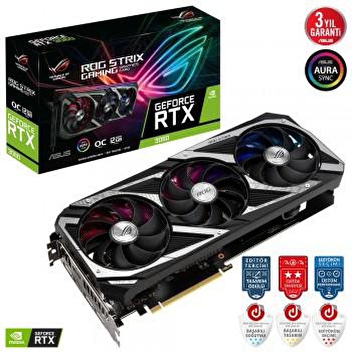 ASUS ROG STRIX GeForce RTX 3060 V2 OC 12GB 192Bit GDDR6