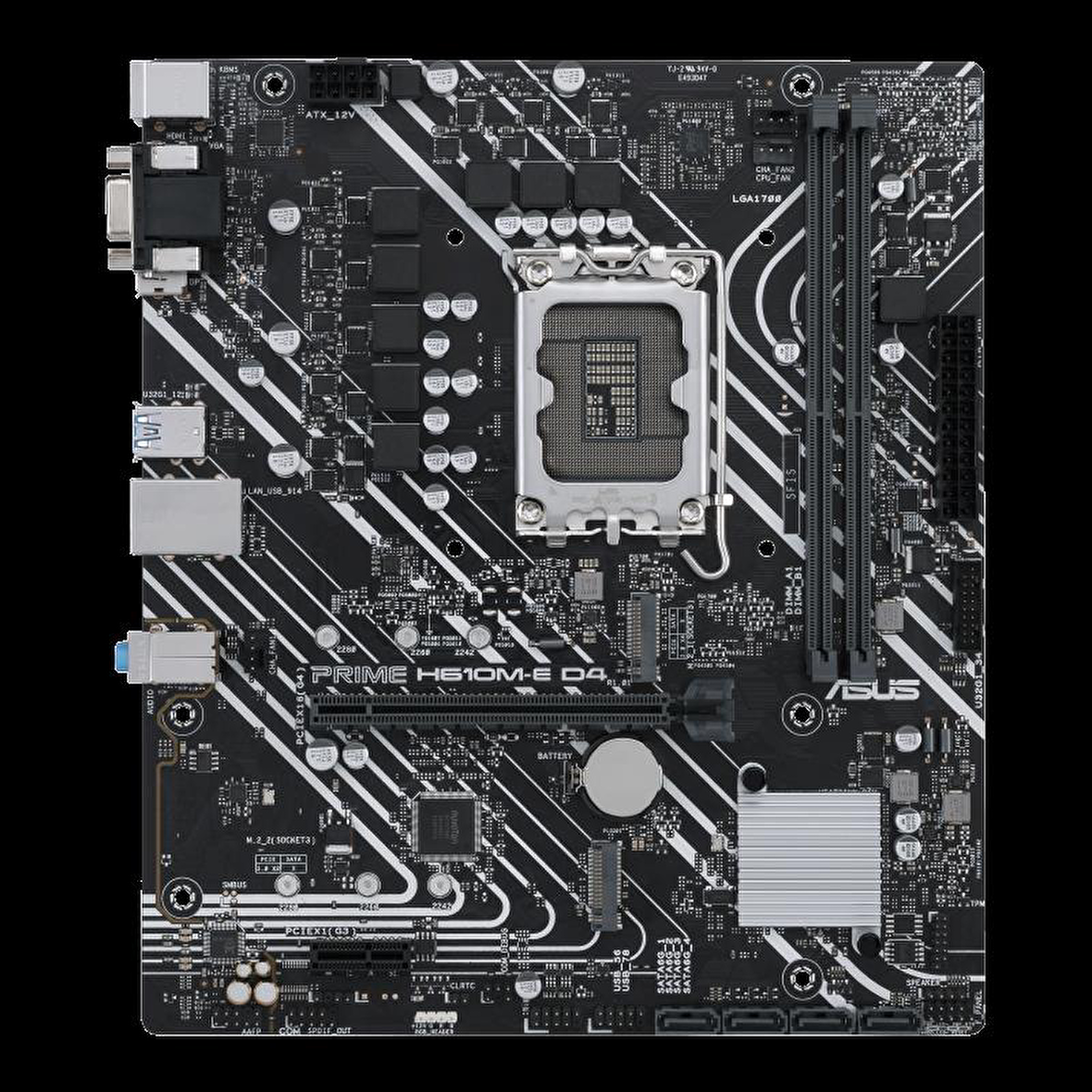 Asus H610M-E Intel H610 LGA 1700 DDR4 3200 MHz Masaüstü Anakart