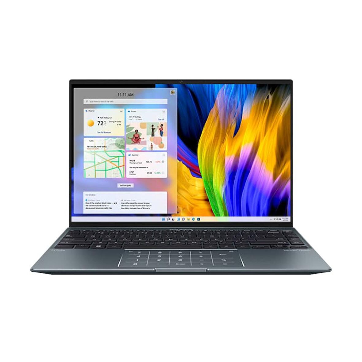 Asus Zenbook 14X OLED Dahili Ekran Kartı Paylaşımlı 16 GB LPDDR4X 512 GB 14 inç QHD+ Windows 10 Home Notebook Dizüstü Bilgisayar
