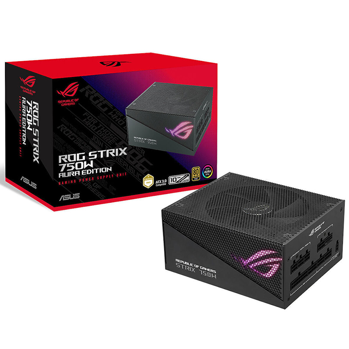 ASUS ROG-STRIX-750G AURA 750W 80+ Gold Full Modüler PCIe Güç Kaynağı