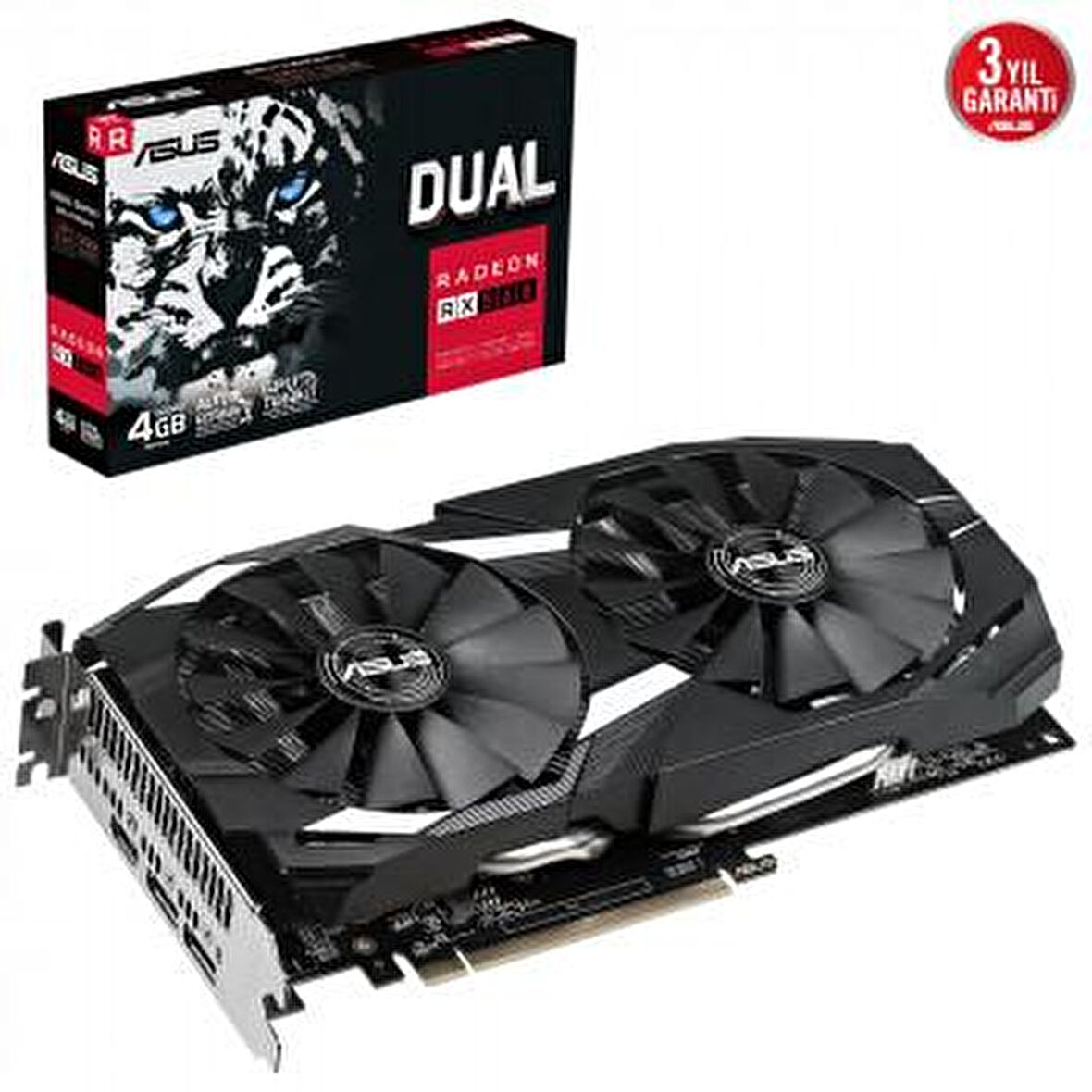 Asus Dual RX 560 128 Bit GDDR5 4 GB Ekran Kartı