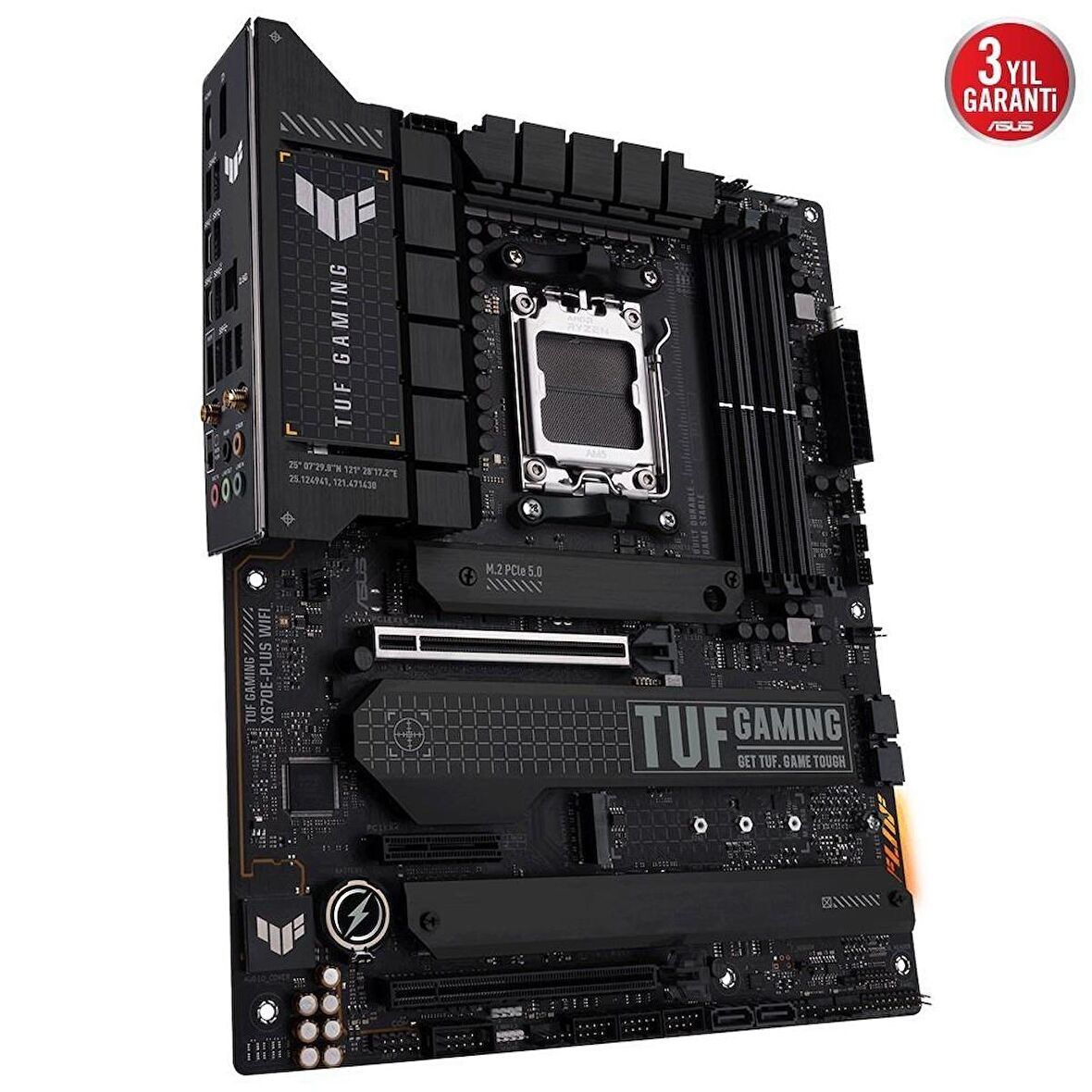 Asus X670E-Plus AMD X670 AM5 DDR5 6400 MHz Gaming Anakart