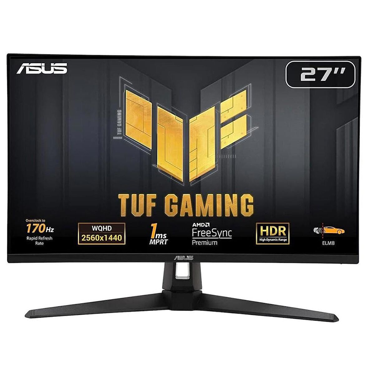 ASUS Tuf Gaming VG27AQA1A 27 inç 170Hz 1ms WQHD FreeSync Premium VA Gaming Monitör