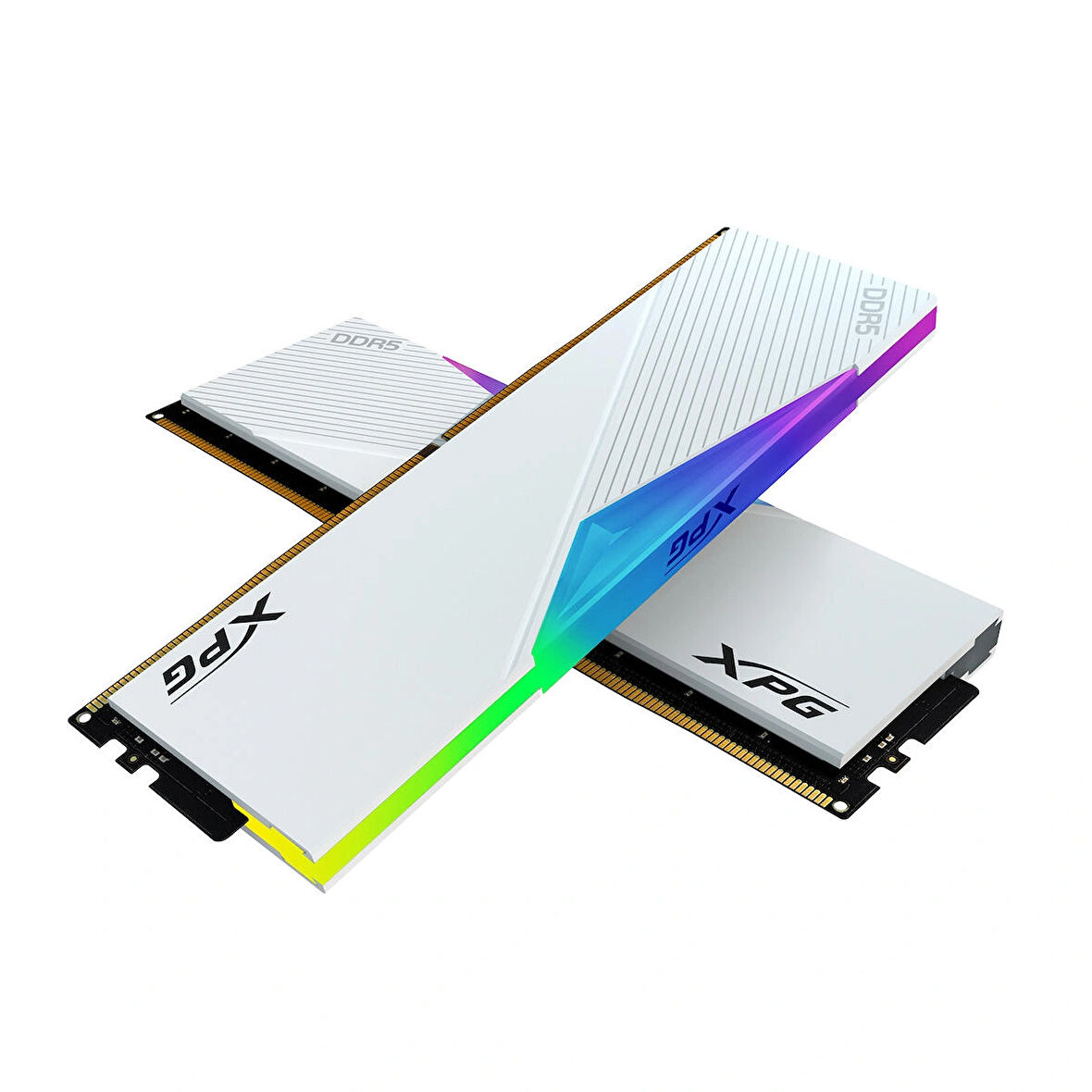 XPG Lancer Beyaz 64GB  (2x32GB) DDR5 6000Mhz RGB CL30 AX5U6000C3032G-DCLARWH Dual Kit Ram