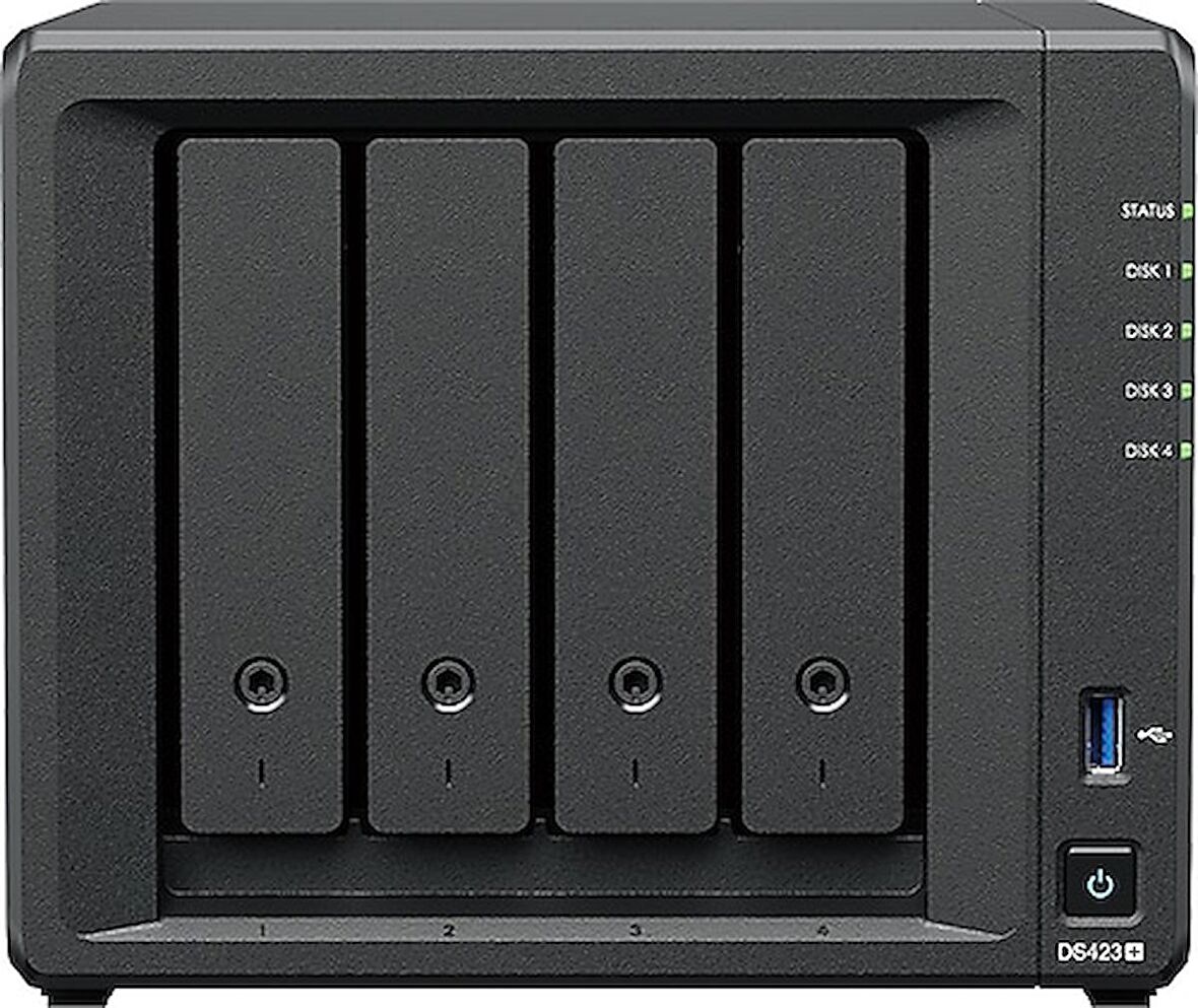 SYNOLOGY SYNOLOGY DS423 NAS 4YUVALI NAS DEPOLAMA ÜNİTESİ