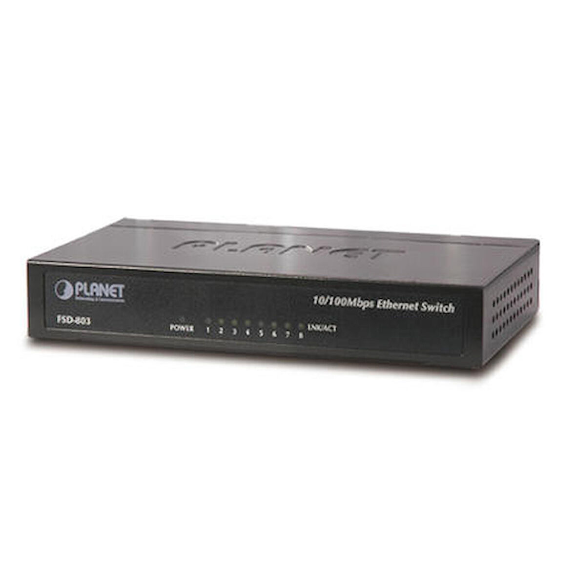 Planet PL-FSD-803 8 Port 10/100Base-T Fast Masaüstü Ethernet Switch