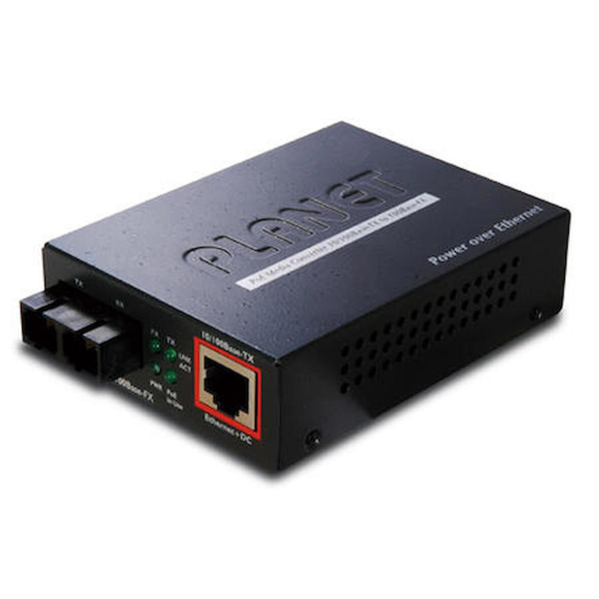 Planet PL-FTP-802 1000Base-Fx - 10/100Base-Tx Sc 2Km Poe Medıa Converter