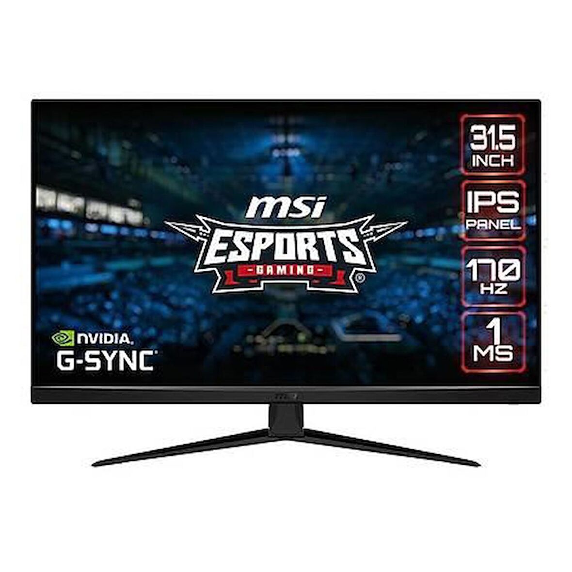 31.5 MSI G321Q FLAT IPS 2560X1440 (QHD) 16:9 170HZ 1MS FREESYNC PREMIUM GAMING MONITOR