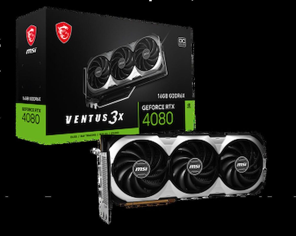 MSI VENTUS 3X RTX 4080 256 Bit GDDR6X 16 GB Ekran Kartı