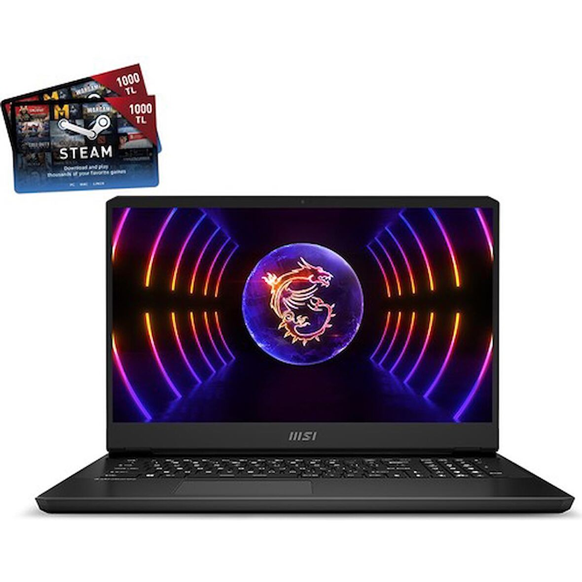 MSI VECTOR GP77 13VG-015TR I9-13900H 32GB DDR5 RTX4070 GDDR6 8GB 2TB SSD 17.3 QHD 240Hz Windows 11
