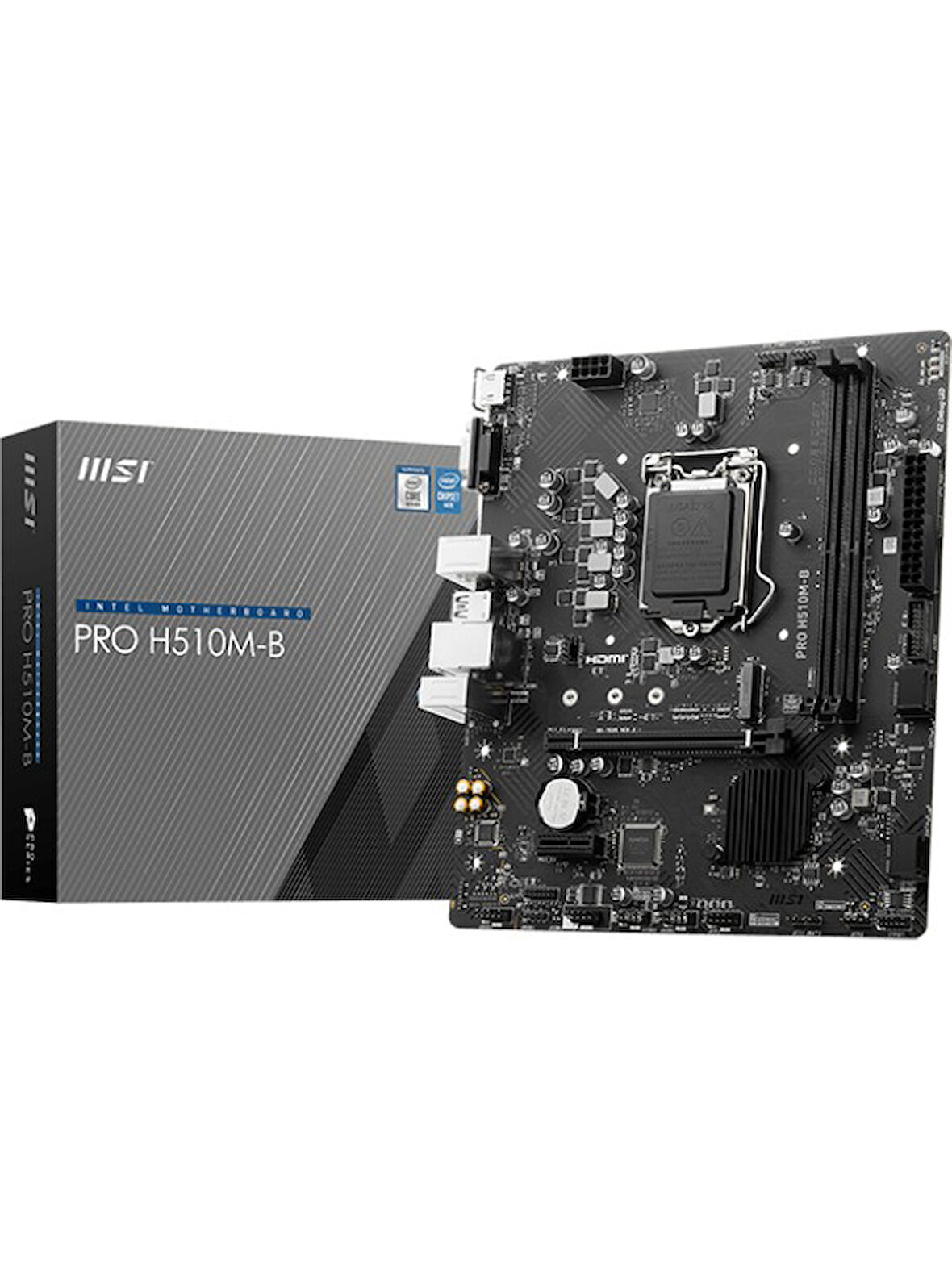 MSI Pro H510M-B Intel LGA1200 DDR4 Micro ATX Anakart OUTLET