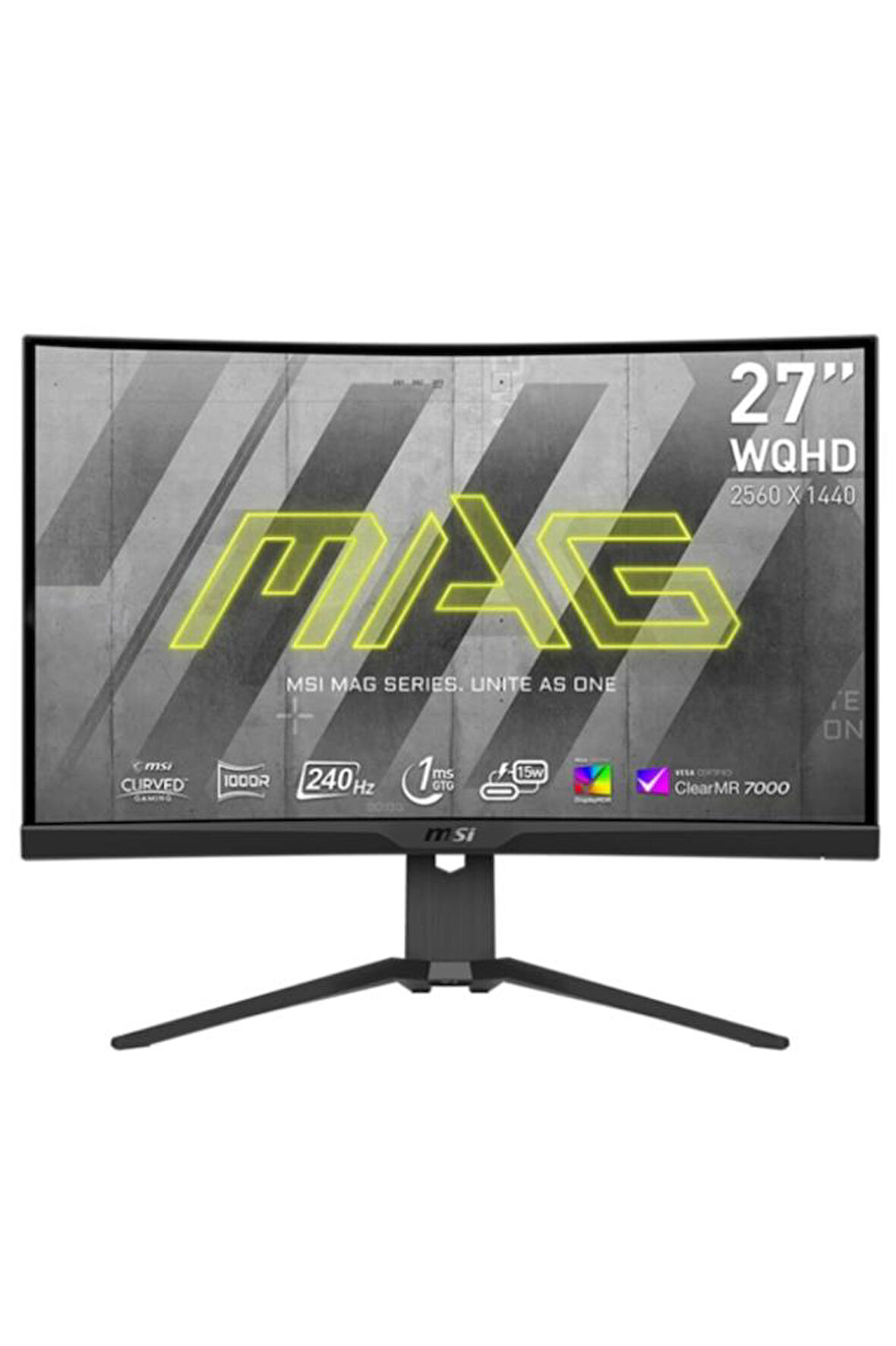 MSI MAG 275CQRXF 27" 1 ms 2K Curved 240 Hz Oyuncu Monitörü Teşhir