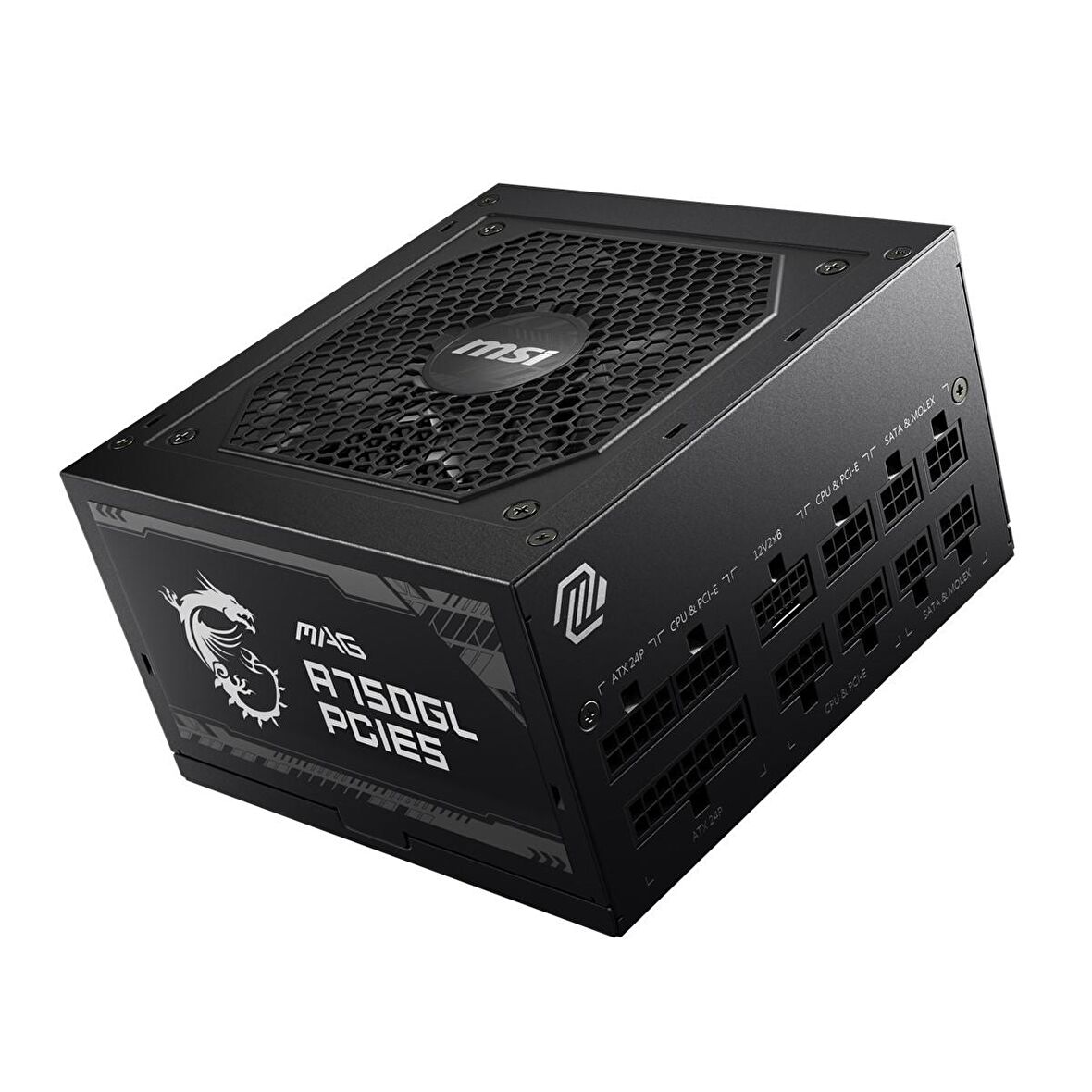 MSI PSU MAG A750GL PCIE5 750W 80+ GOLD FULL MODULAR POWER SUPPLY