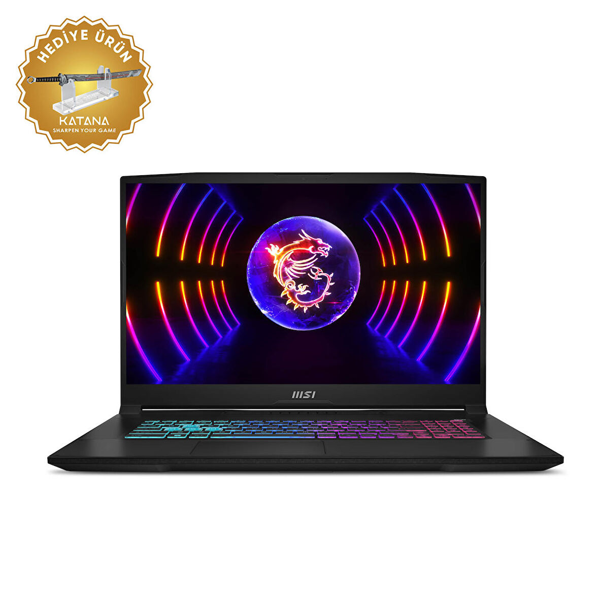 MSI Katana 17 B12VEK-480XTR i7-12650H 16GB DDR5 1TB SSD 6GB RTX 4050 17.3'' FHD 144Hz FreeDos Gaming (Oyuncu) Notebook