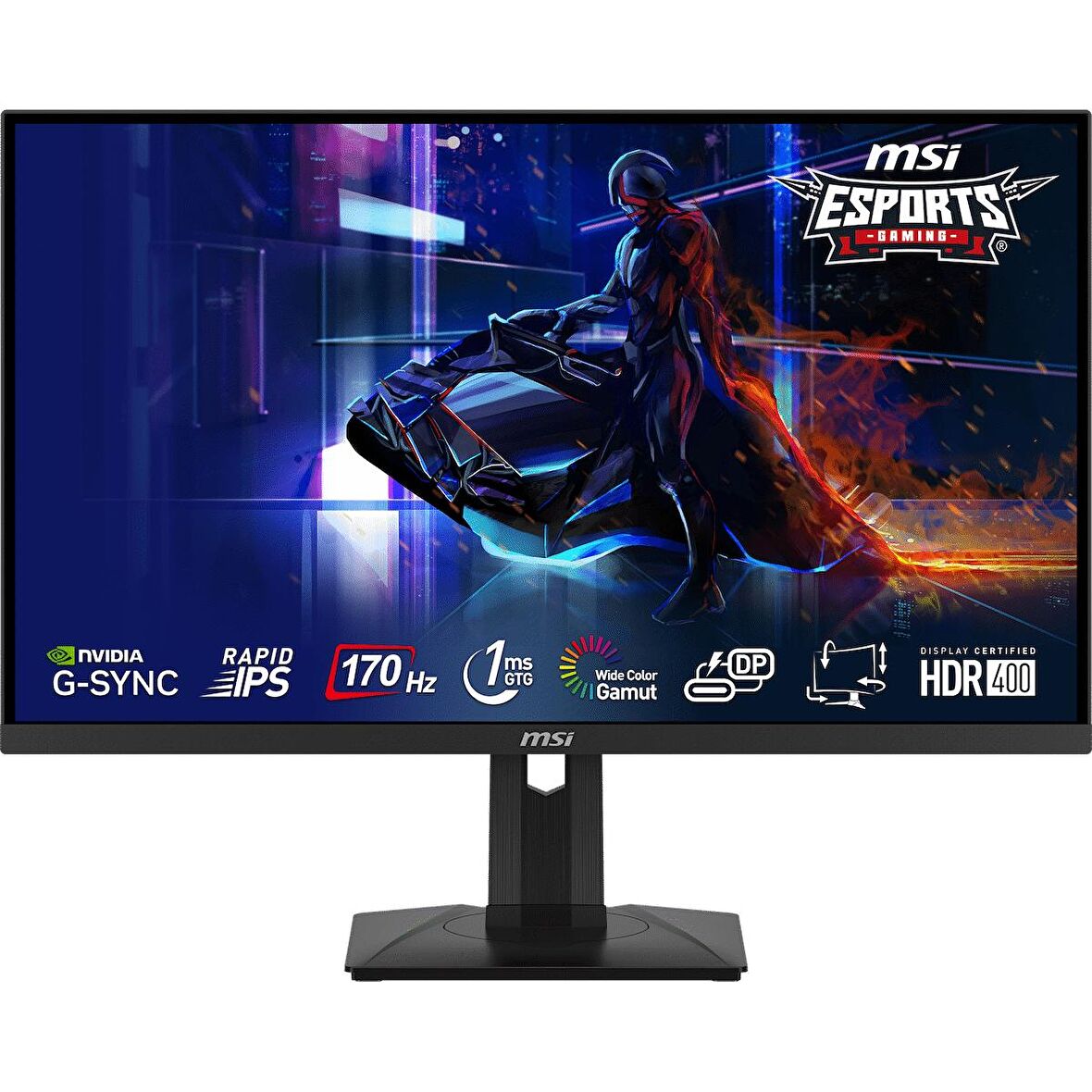 MSI G274QPF 27 FLAT RAPID IPS WQHD 170HZ 1MS ADAPTIVE SYNC GAMING MONITOR