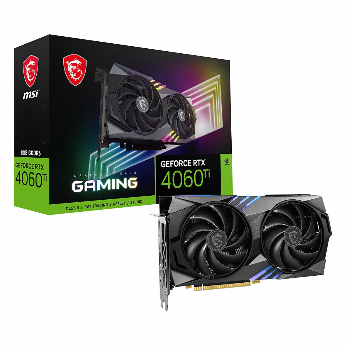 MSI Gaming GeForce RTX 4060 Ti 8GB GDDR6 128Bit HDMI/DP Ekran Kartı