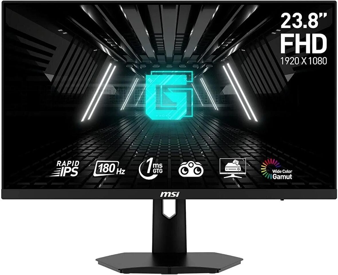 MSI G244F E2 FHD FLAT RAPID IPS 180HZ 1MS 23.8" FREESYNC PREMIUM GAMING MONITOR