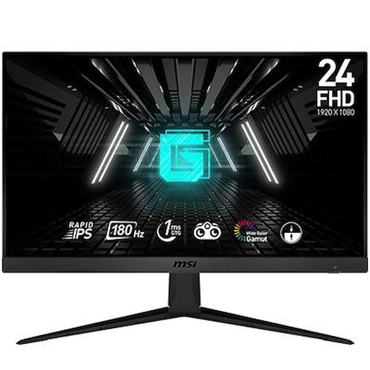 MSI 23.8" G2412F 1920x1080 (FHD) 16:9 FLAT RAPID IPS 180HZ 1MS ADAPTIVE-SYNC GAMING MONITOR