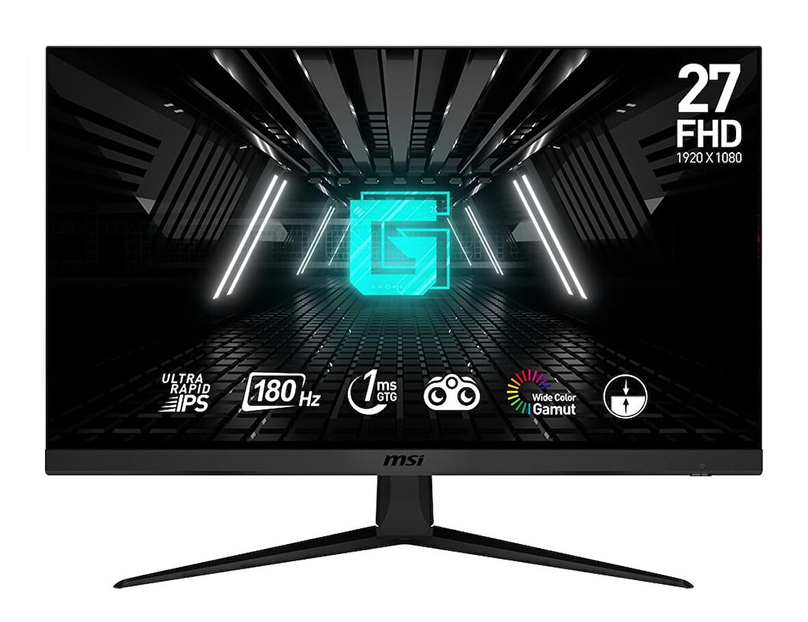 MSI G2712F 27" Ultra Rapıd 1ms 180Hz Adaptive-Sync IPS Full HD Gaming (Oyuncu) Monitör