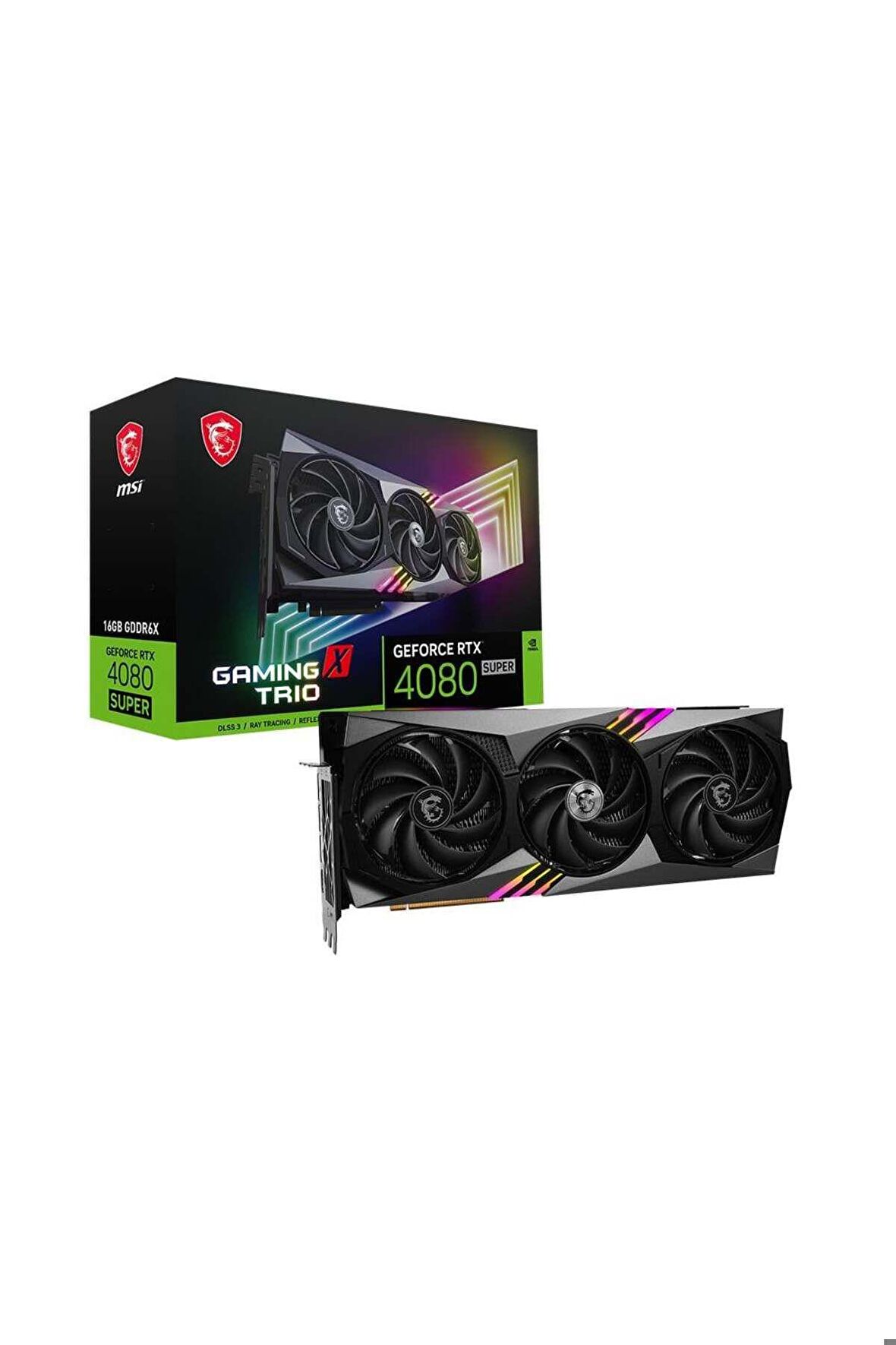 MSI GeForce RTX 4080 Super Gaming X Trio 256 Bit GDDR6X 16GB Ekran Kartı