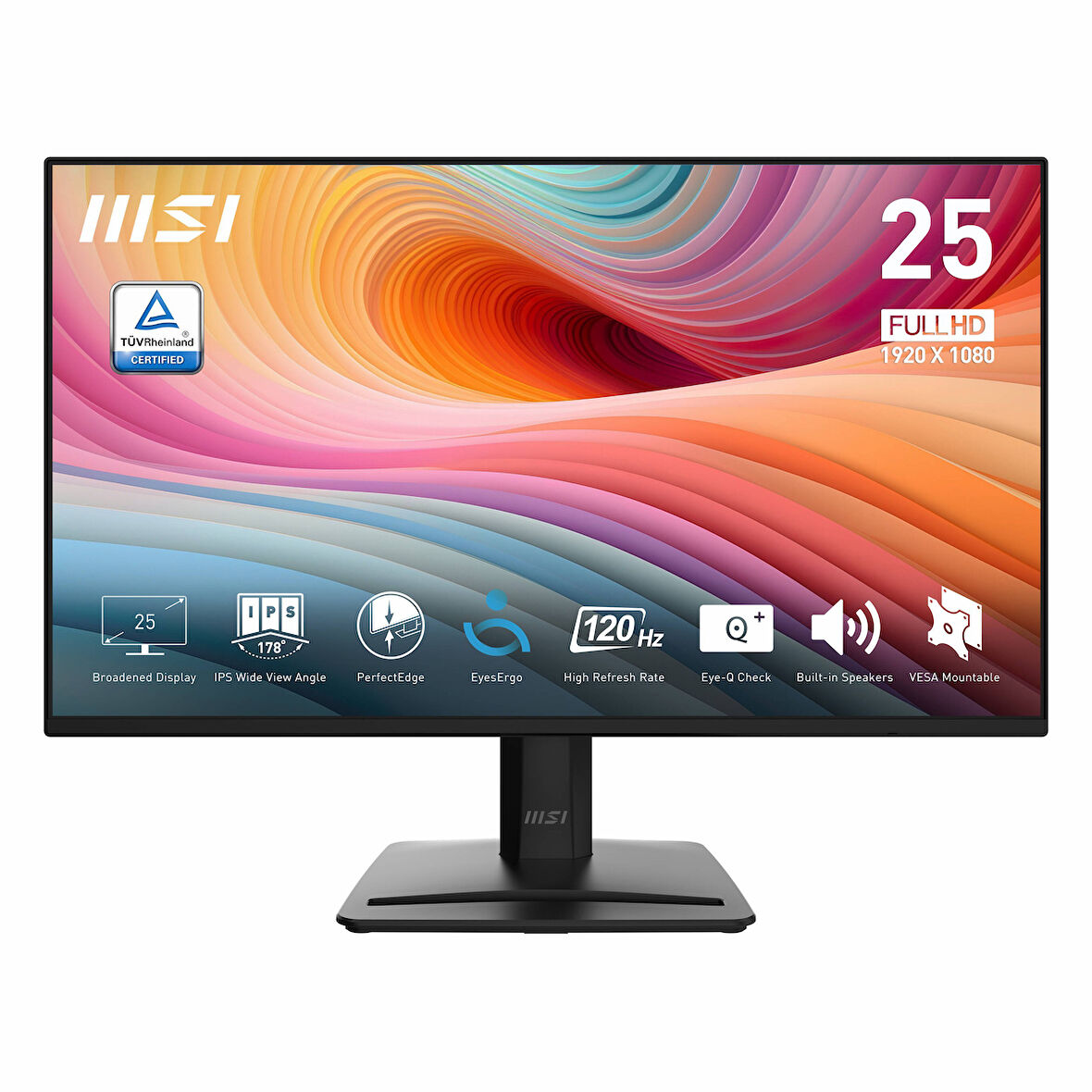 MSI Pro E2 MP252 24.5" 120Hz 1Ms HDMI+DP HDR FullHD Adaptive-Sync IPS Vesa Monitör