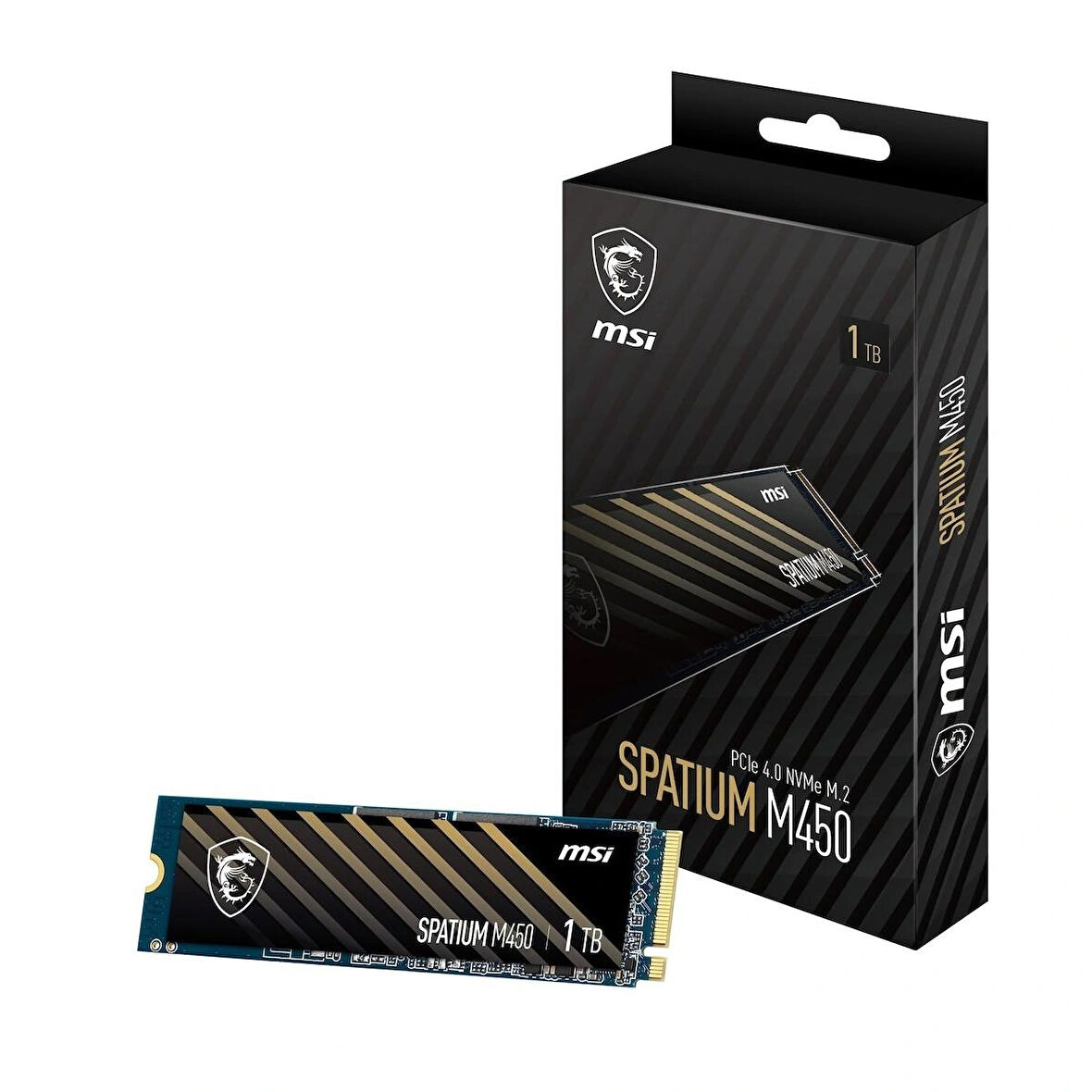 MSI SSD SPATIUM M450 PCIE 4.0 NVME M.2 1TB V1 R:3400 W:2400