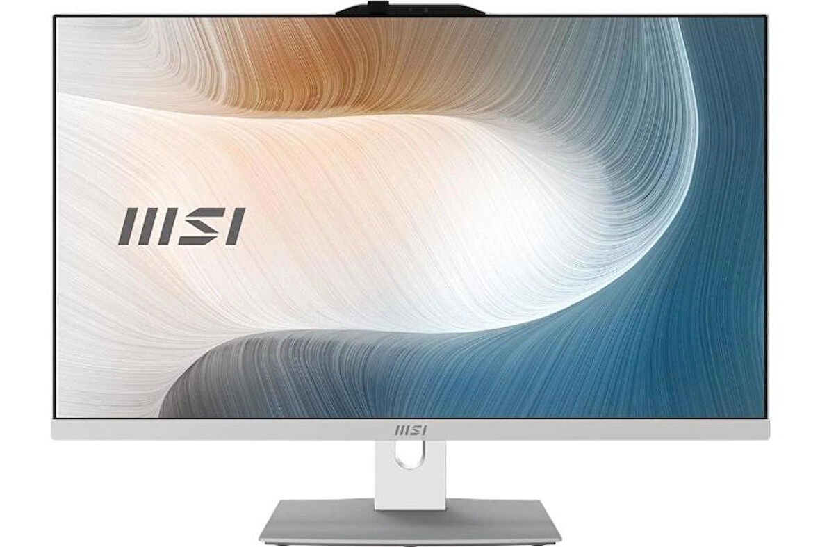''MSI MODERN AM272P 12M-1209TR I7-1255U 16GB DDR4 1TB SSD 27 FHD W11H BEYAZ AIO PC ''