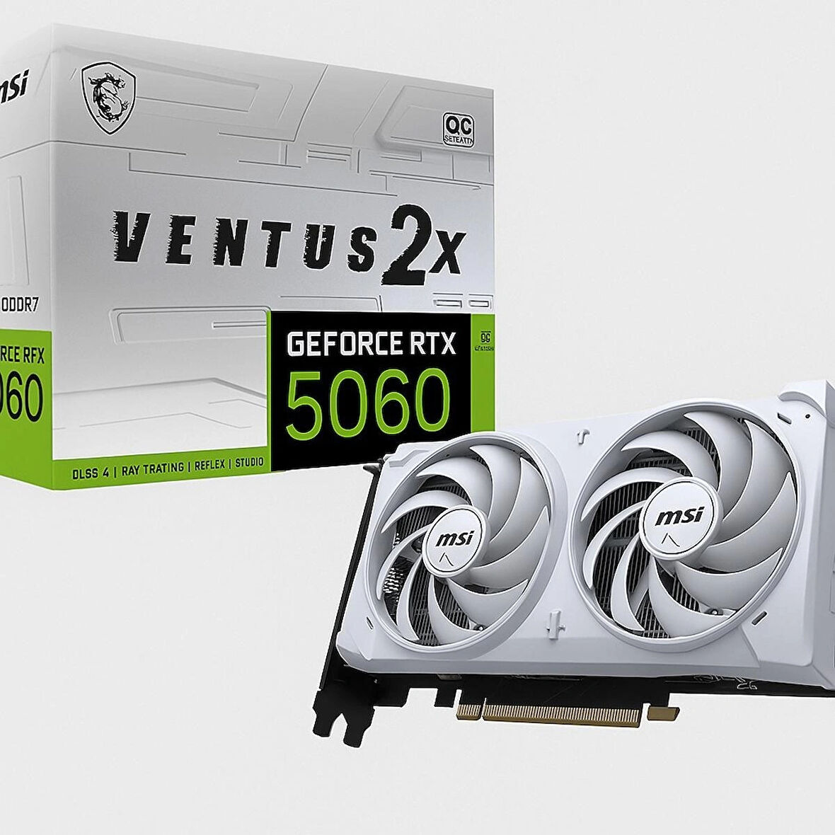 MSI VGA GEFORCE RTX 5060 8G VENTUS 2X OC WHITE