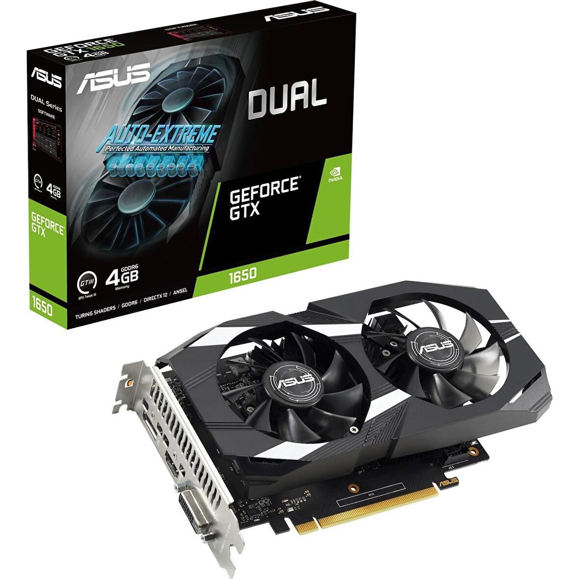 Asus Dual GTX 1650 128 Bit GDDR6 4 GB Ekran Kartı