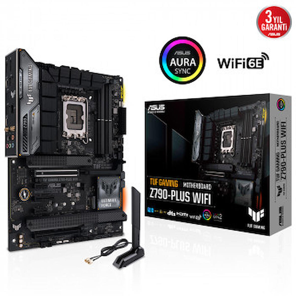 Asus Z690-Plus Intel Z790 LGA 1700 DDR5 5333 MHz Gaming Anakart